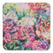 Watercolor Floral Coaster Set - FRONT (one)