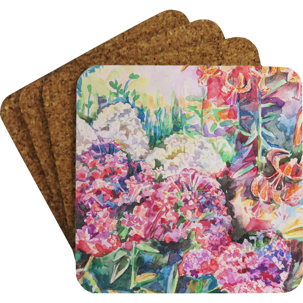Watercolor Floral Coaster Set (Personalized)