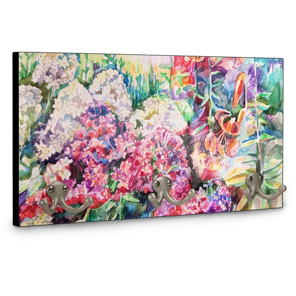 Watercolor Floral Coat Hanger Main