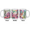 Watercolor Floral Coffee Mug - 15 oz - White APPROVAL