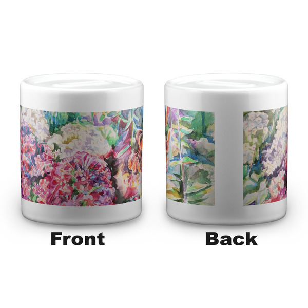 Watercolor Floral Coin Bank - Apvl