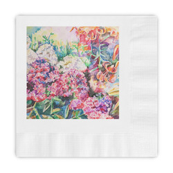 Watercolor Floral Embossed Decorative Napkins