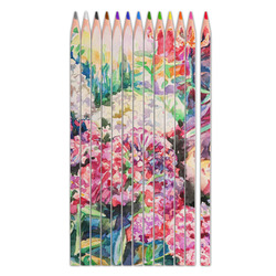 Watercolor Floral Colored Pencils