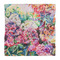 Watercolor Floral Comforter - Queen - Front