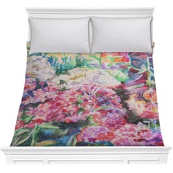 Watercolor Floral Comforter - Full / Queen