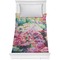 Watercolor Floral Comforter - Twin