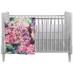 Watercolor Floral Crib Comforter / Quilt
