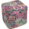 Watercolor Floral Cube Poof Ottoman (Bottom)