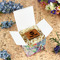 Watercolor Floral Cubic Gift Box - In Context