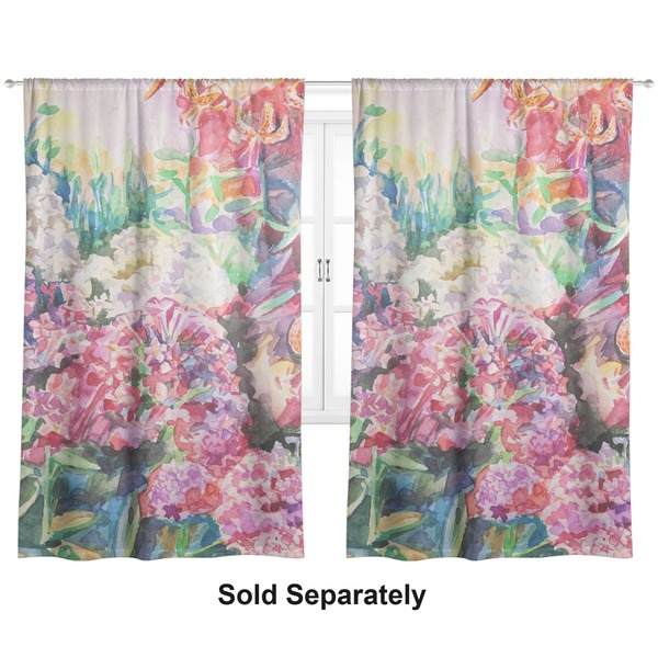 Watercolor Floral Curtains