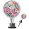 Watercolor Floral Custom Bottle Stopper (main and full view)