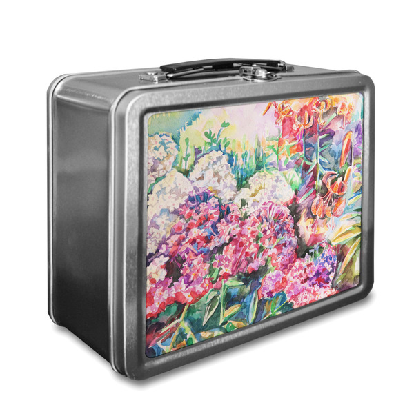 Custom Watercolor Floral Lunch Box