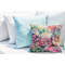 Watercolor Floral Decorative Pillow Case - LIFESTYLE 2