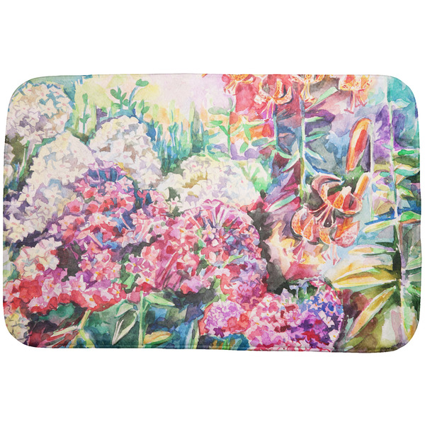 Custom Watercolor Floral Dish Drying Mat