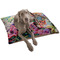 Watercolor Floral Dog Bed - Large LIFESTYLE
