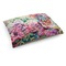 Watercolor Floral Dog Bed