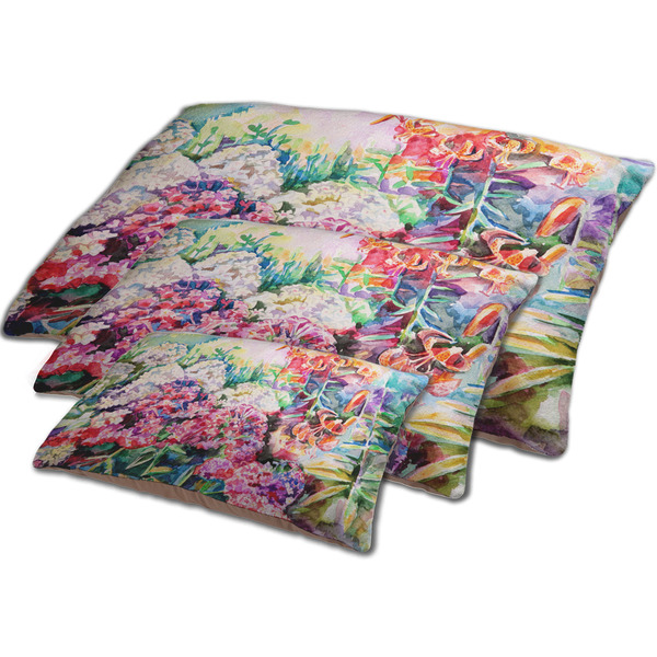 Watercolor Floral Dog Beds - MAIN (sm, med, lrg)