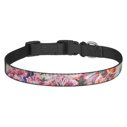 Watercolor Floral Dog Collar