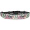 Watercolor Floral Dog Collar Round - Main