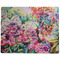 Watercolor Floral Dog Food Mat - Large without Bowls