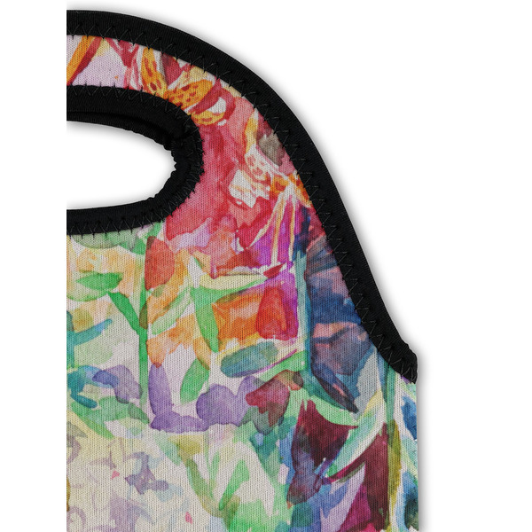 Watercolor Floral Double Wine Tote - Detail 1 (new)