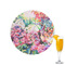 Watercolor Floral Drink Topper - Small - Single with Drink
