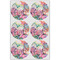 Watercolor Floral Drink Topper - XLarge - Set of 6