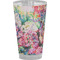 Watercolor Floral Pint Glass - Full Color - Front View