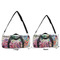 Watercolor Floral Duffle Bag Small and Large