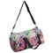 Watercolor Floral Duffle bag with side mesh pocket