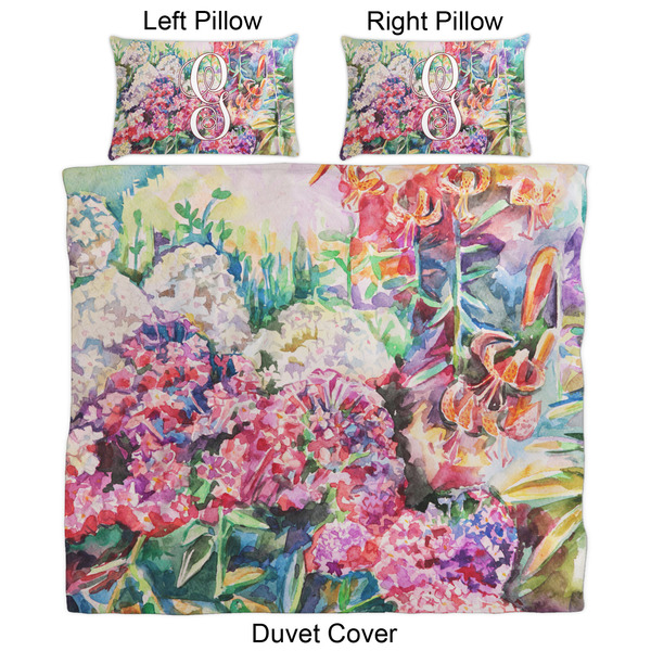 Watercolor Floral Duvet Cover Set - King - Approval