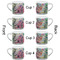 Watercolor Floral Espresso Cup - 6oz (Double Shot Set of 4) APPROVAL