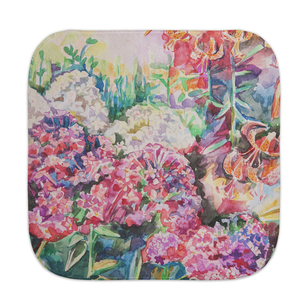 Custom Watercolor Floral Face Towel