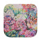 Watercolor Floral Face Cloth-Rounded Corners