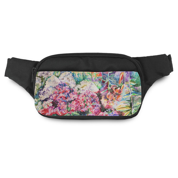 Custom Watercolor Floral Fanny Pack - Modern Style
