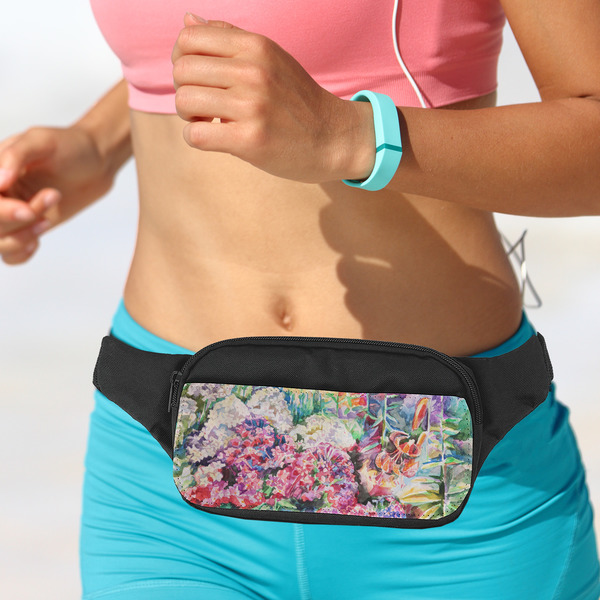 Watercolor Floral Fanny Packs - LIFESTYLE