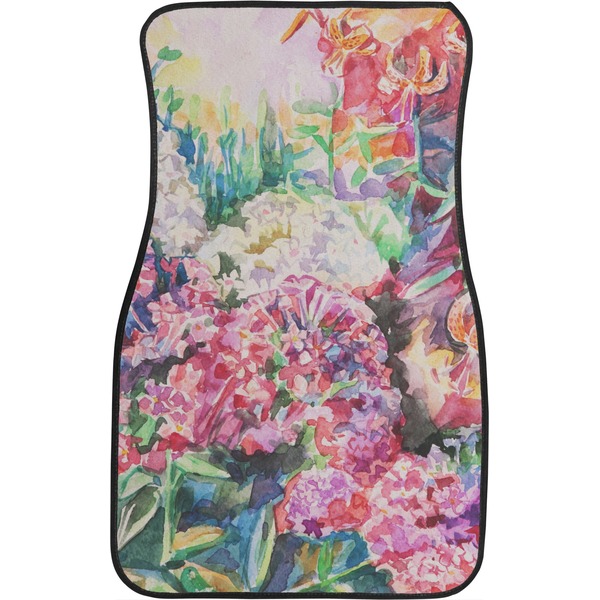 Watercolor Floral Front Seat Car Mat