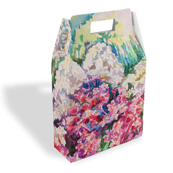 Watercolor Floral Gable Favor Box