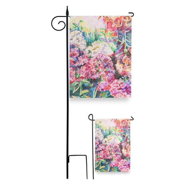 Watercolor Floral Garden Flag - PARENT/MAIN