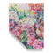 Watercolor Floral Garden Flags - Large - Double Sided - FRONT FOLDED