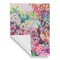 Watercolor Floral Garden Flags - Large - Single Sided - FRONT FOLDED