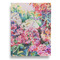 Watercolor Floral Garden Flags - Large - Single Sided - FRONT