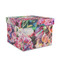 Watercolor Floral Gift Boxes with Lid - Canvas Wrapped - Medium - Front/Main