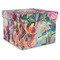 Watercolor Floral Gift Boxes with Lid - Canvas Wrapped - XX-Large - Front/Main