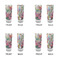 Watercolor Floral Glass Shot Glass - 2 oz - Set of 4 - APPROVAL