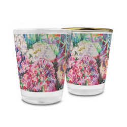 Watercolor Floral Glass Shot Glass - 1.5 oz