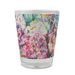 Watercolor Floral Glass Shot Glass - 1.5 oz - Single