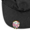 Watercolor Floral Golf Ball Marker Hat Clip - Main - GOLD