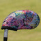 Watercolor Floral Golf Club Cover - Front