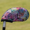 Watercolor Floral Golf Club Iron Cover - Single